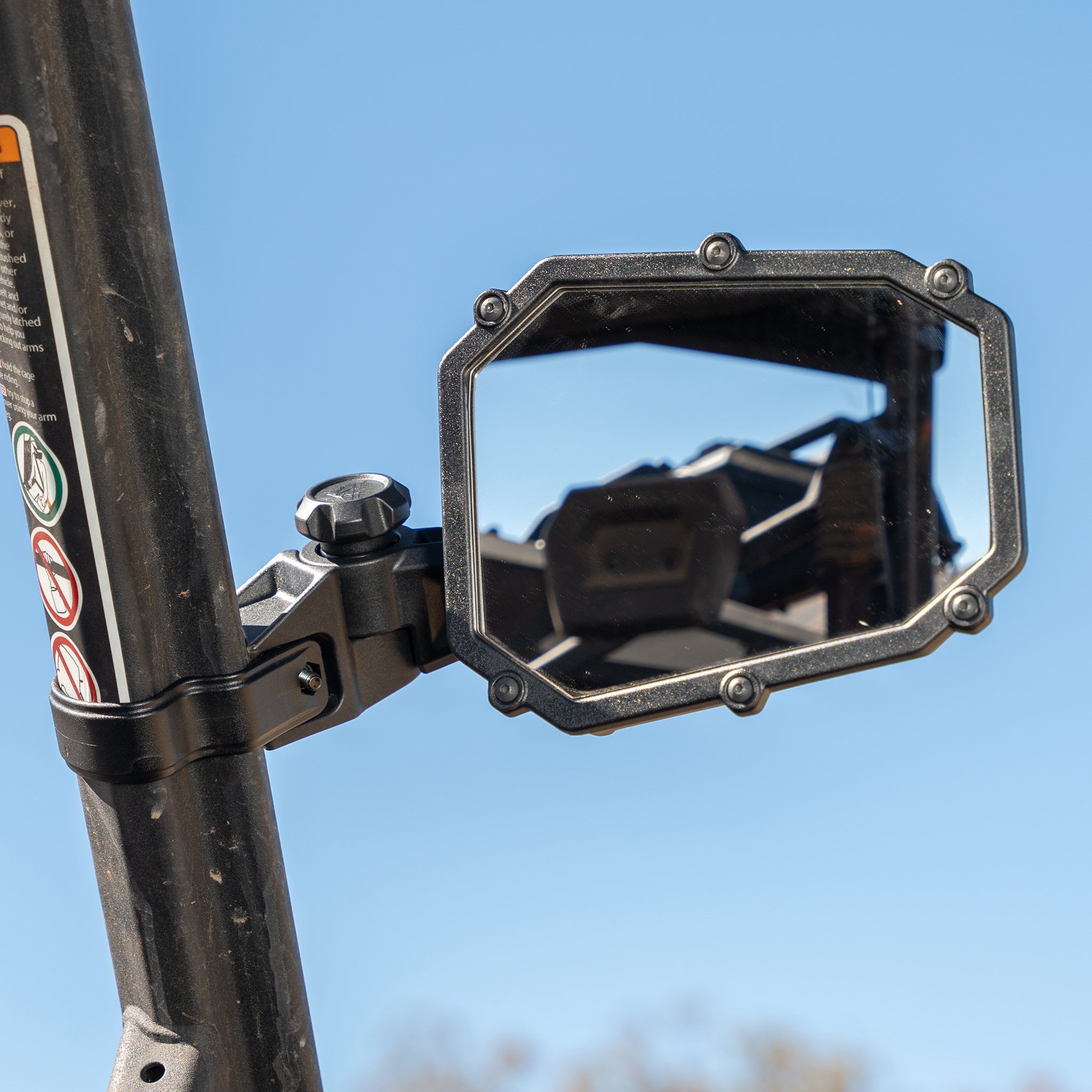 UTV SIDEVIEW MIRRORS - FOR PROFIT STYLE ROLL CAGES - ELITE SERIES 1 - LIFETIME WARRANTY