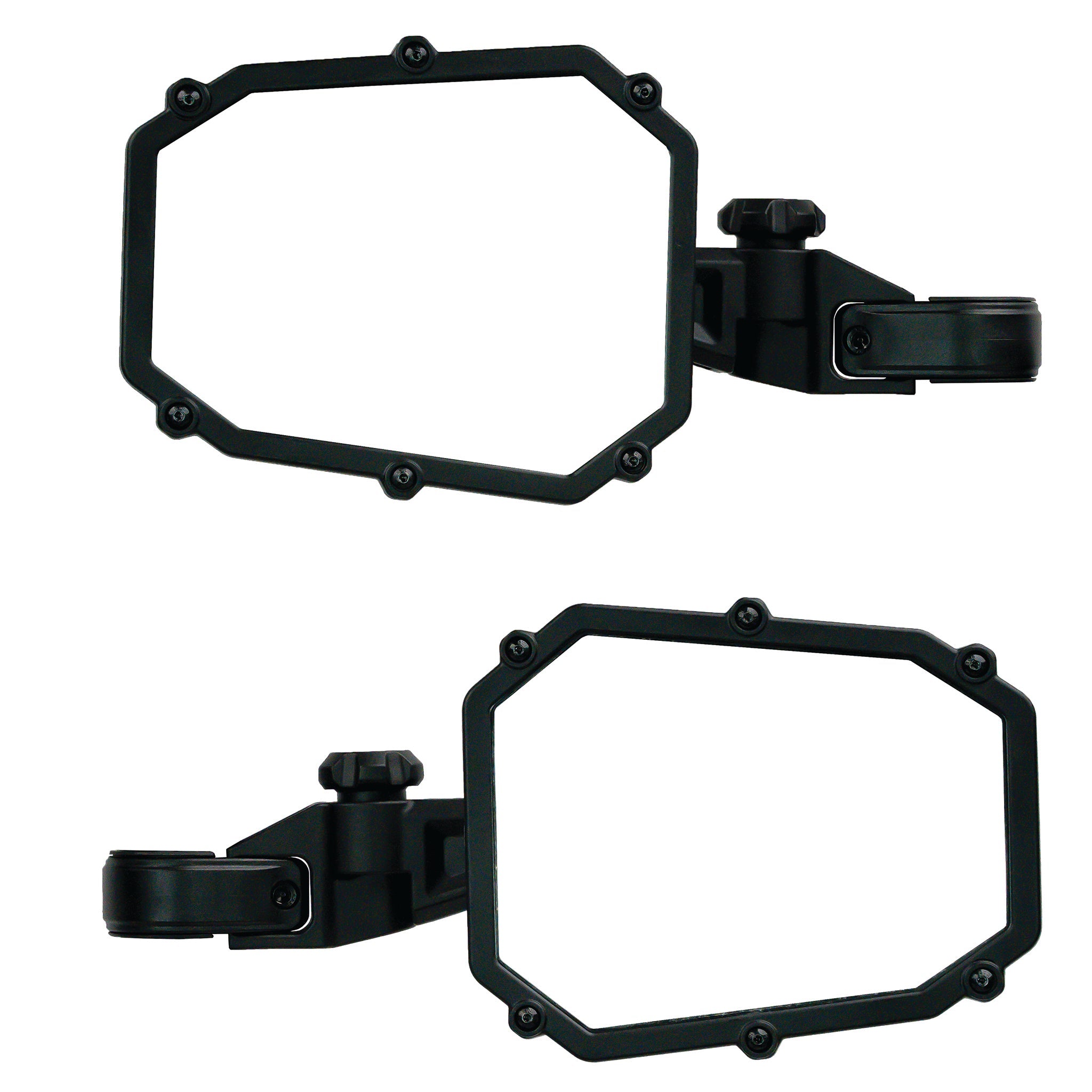UTV SIDEVIEW MIRRORS - ELITE SERIES 1 - CUSTOM CLAMP SYSTEM - LIFETIME WARRANTY