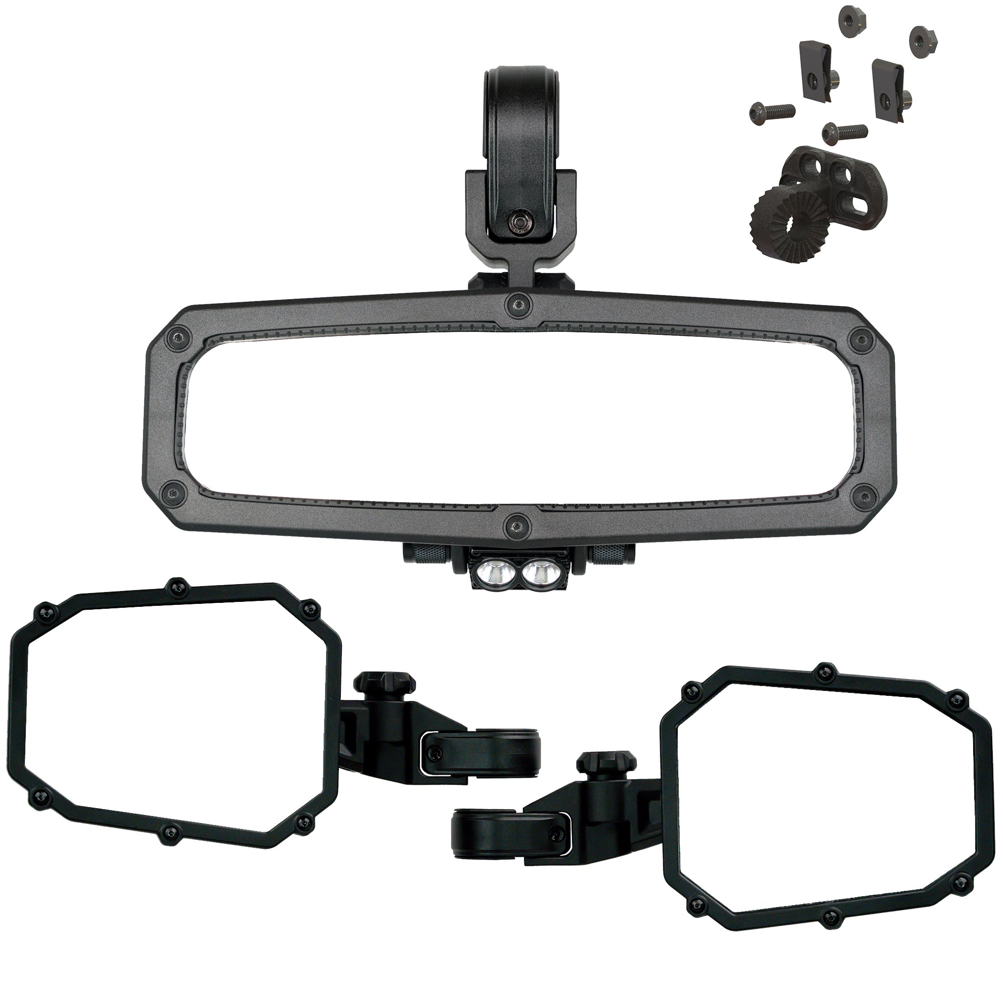 LED REARVIEW & SIDEVIEW MIRRORS TRIFECTA - ELITE SERIES 1 - LIFETIME WARRANTY