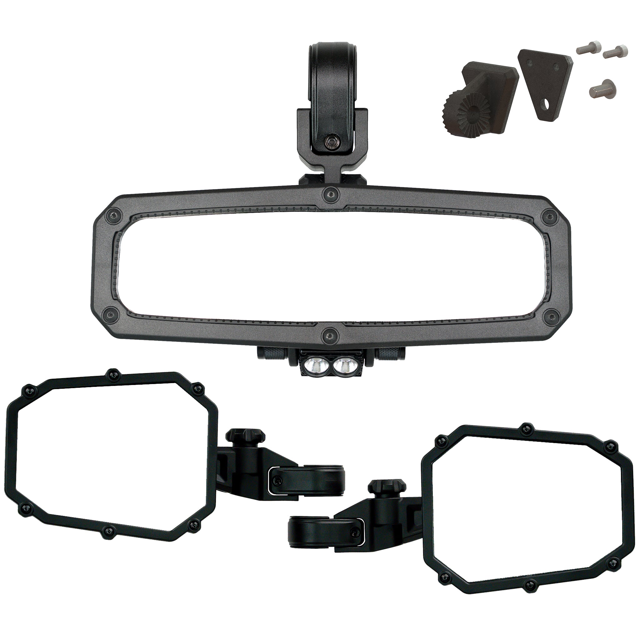 LED REARVIEW & SIDEVIEW MIRRORS TRIFECTA - ELITE SERIES 1 - LIFETIME WARRANTY