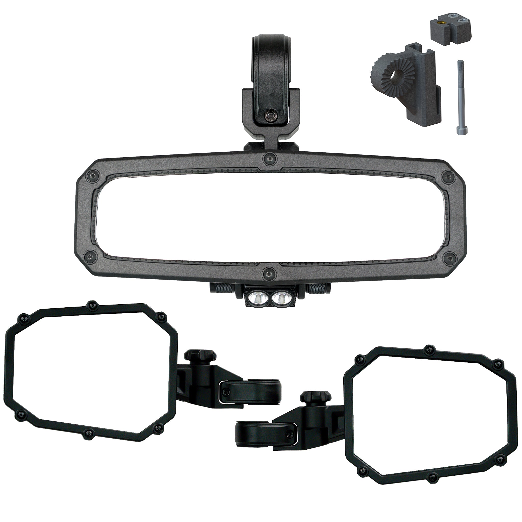 LED REARVIEW & SIDEVIEW MIRRORS TRIFECTA - ELITE SERIES 1 - LIFETIME WARRANTY