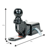 TRIO HD RECEIVER HITCH w/ 2" BALL MOUNT
