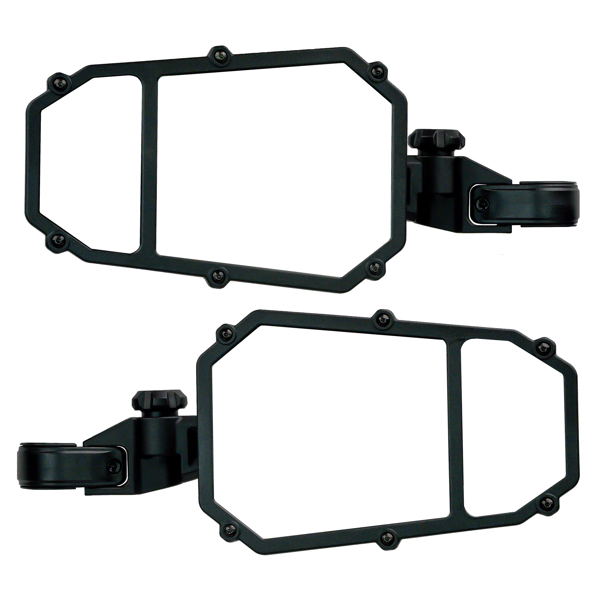 UTV SIDEVIEW MIRRORS - ELITE SERIES 2 - CUSTOM CLAMP SYSTEM - LIFETIME WARRANTY