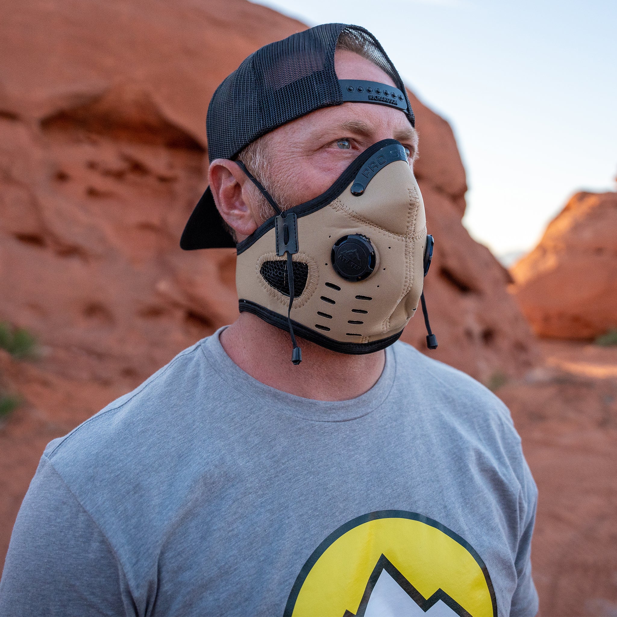 Neoprene Dust Face Mask - Black (#edmblk) – ATV TEK