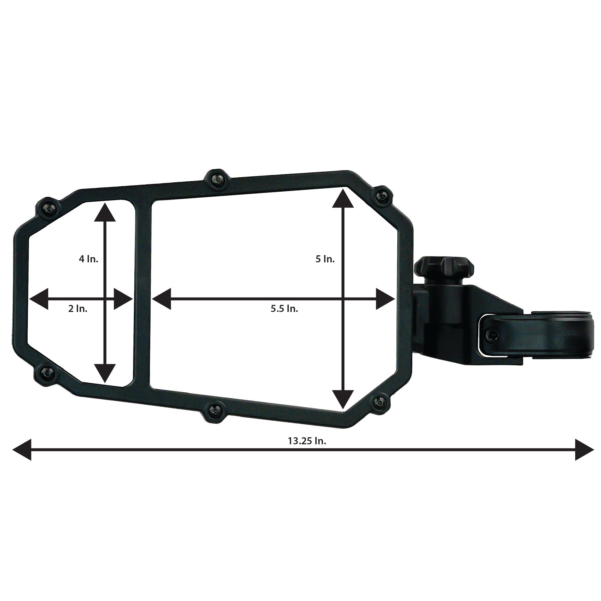 ELITE SERIES 2 - TRIFECTA UTV MIRRORS - CF MOTO ZFORCE & UFORCE MODELS