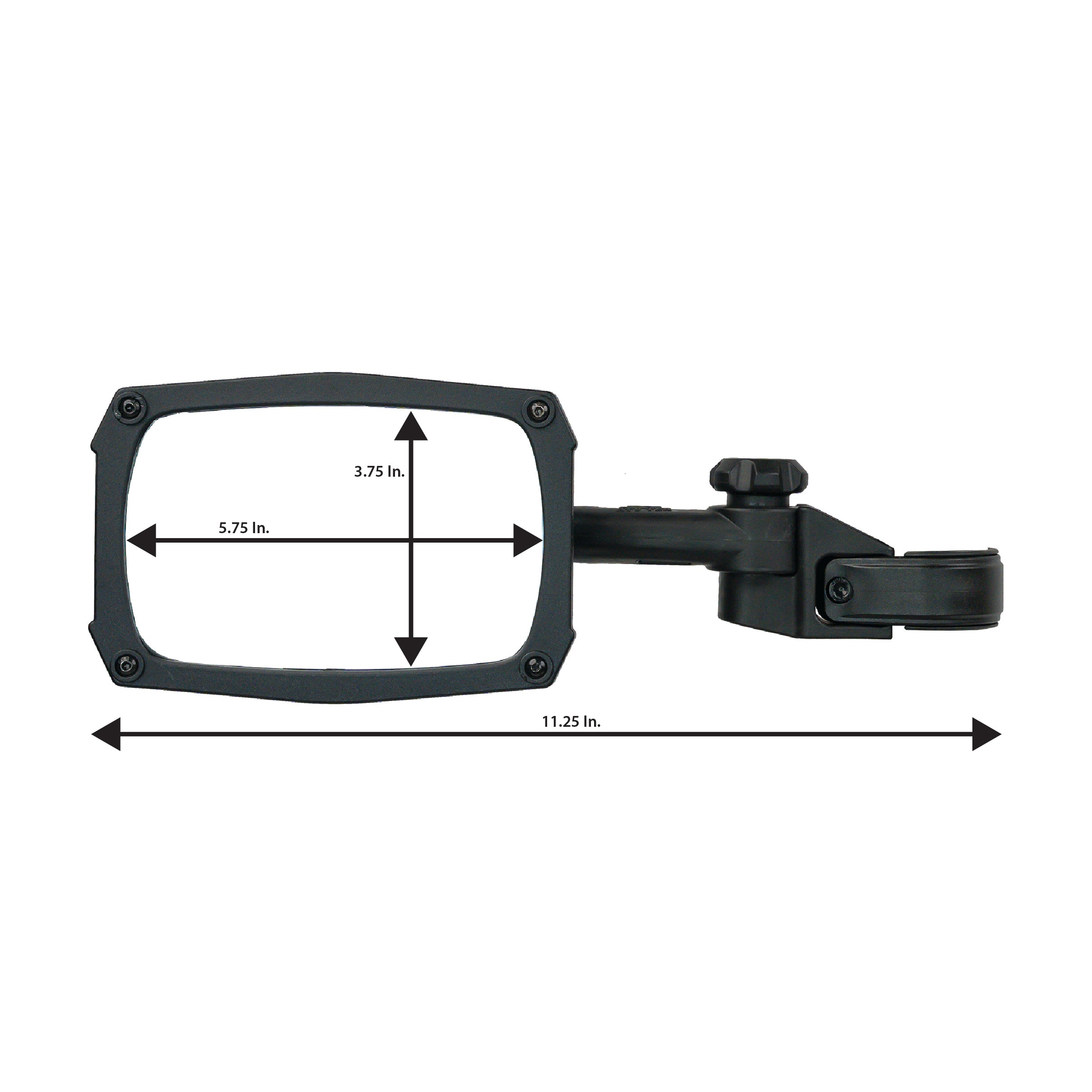 UTV SIDEVIEW MIRRORS - CLEARVIEW SERIES - CAN AM X3 MODELS - LIFETIME WARRANTY