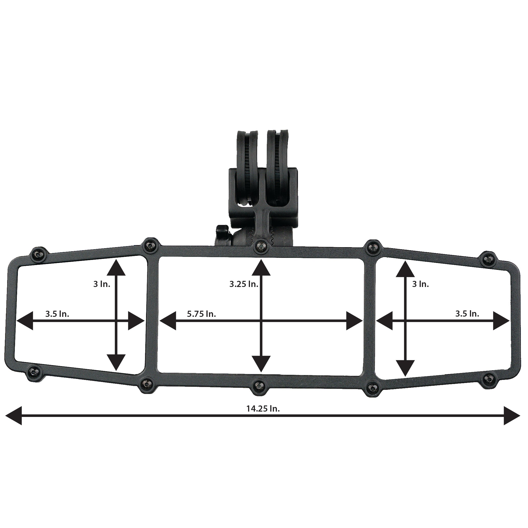 ELITE SERIES 1 - TRIFECTA UTV MIRRORS - CF MOTO ZFORCE & UFORCE