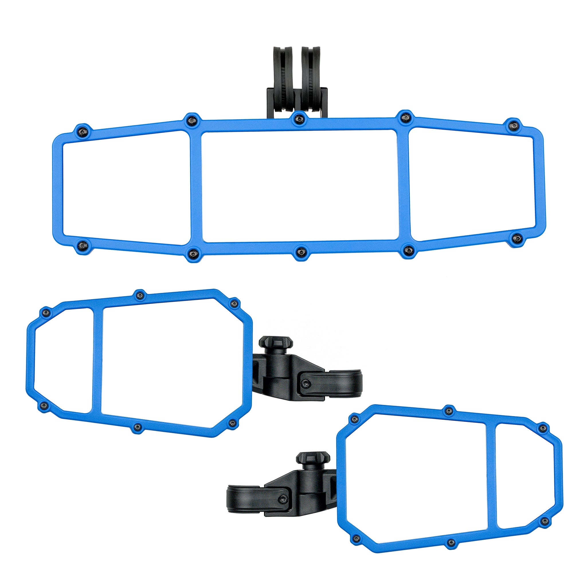 ELITE SERIES 2 - MIRRORS TRIFECTA PACK - CAN AM TRIANGLE TAB MOUNT