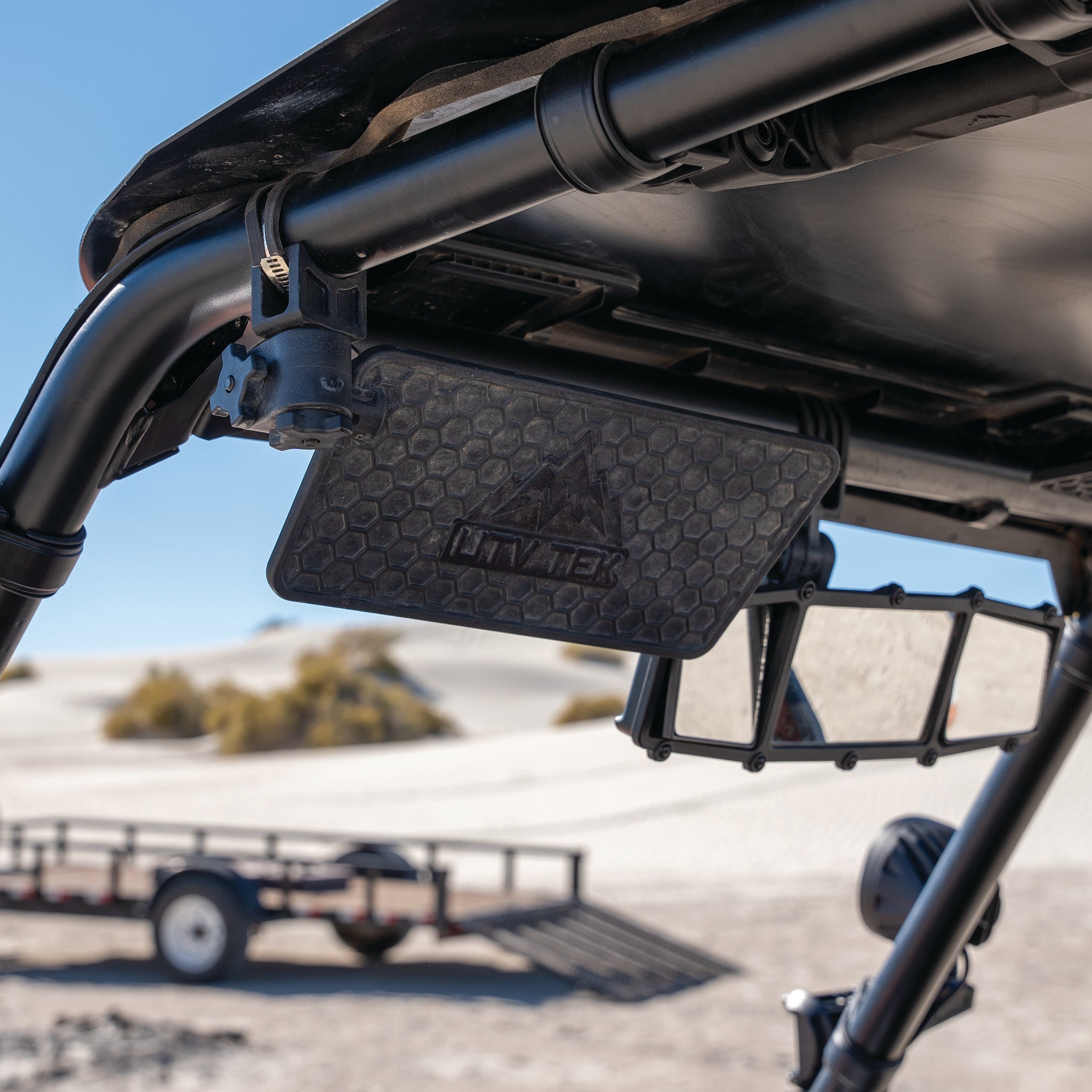HOT-DOCK ミラー REARVIEW MIRROR & SUN VISOR ADAPTER FOR POLARIS RANGER – ATV TEK