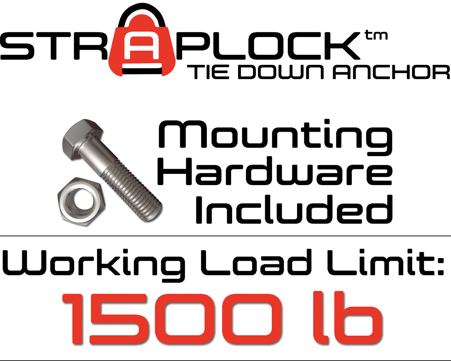 STRAPLOCK™ TIE DOWN ANCHOR KIT