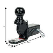 TRIO 2" HD HITCH w/ 2" BALL MOUNT